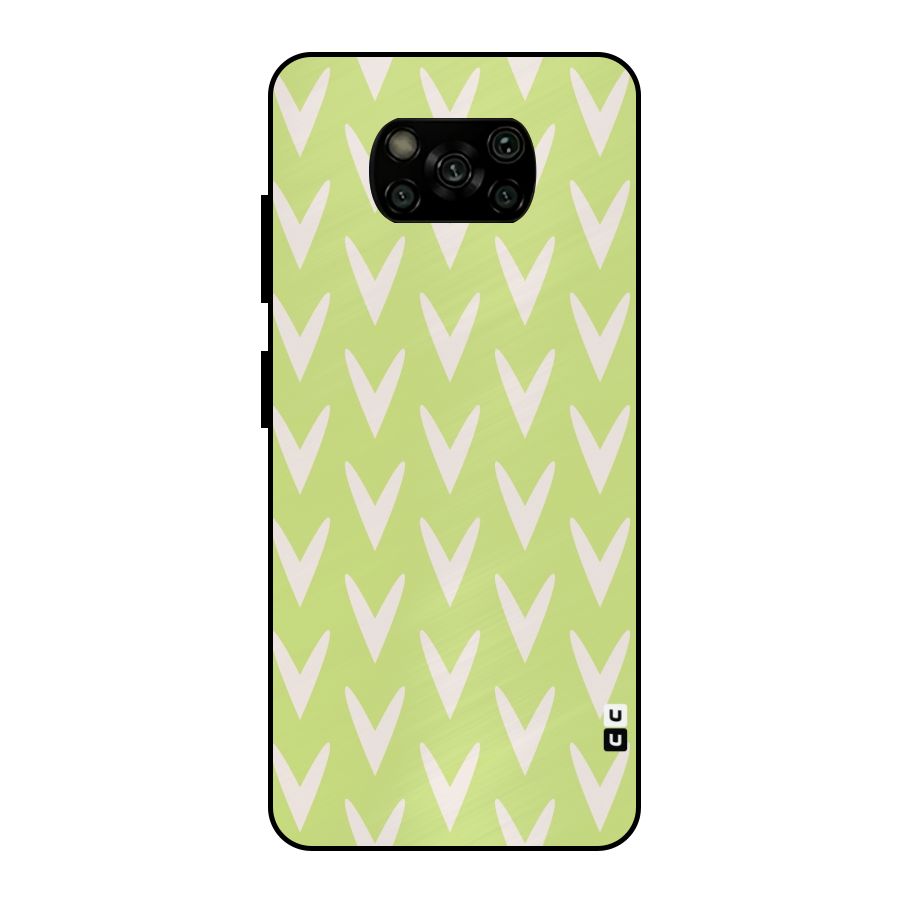 Pastel Green Grass Metal Back Case for Poco X3