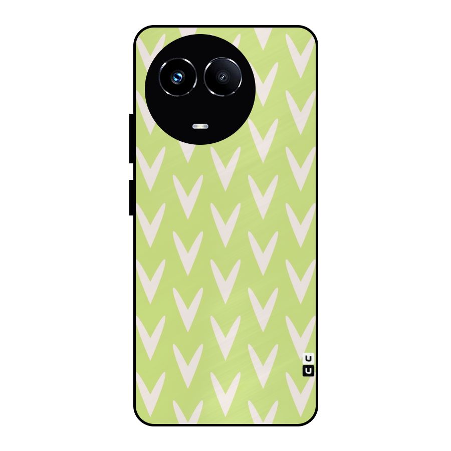 Pastel Green Grass Metal Back Case for Realme 11X