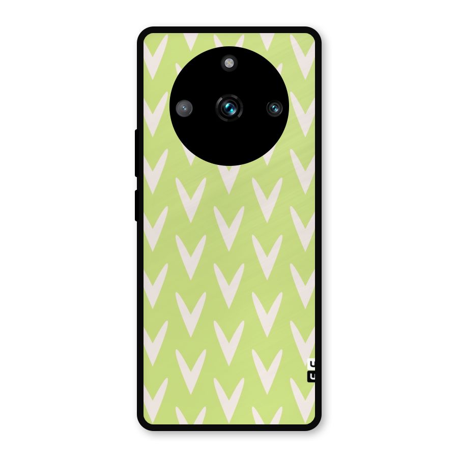 Pastel Green Grass Metal Back Case for Realme 11 Pro Plus
