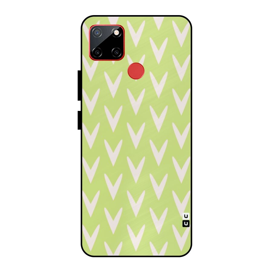 Pastel Green Grass Metal Back Case for Realme C12