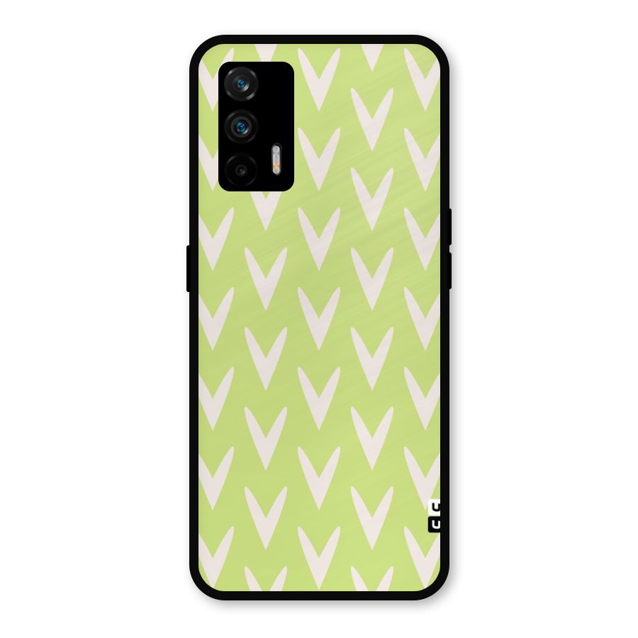 Pastel Green Grass Metal Back Case for Realme GT 5G