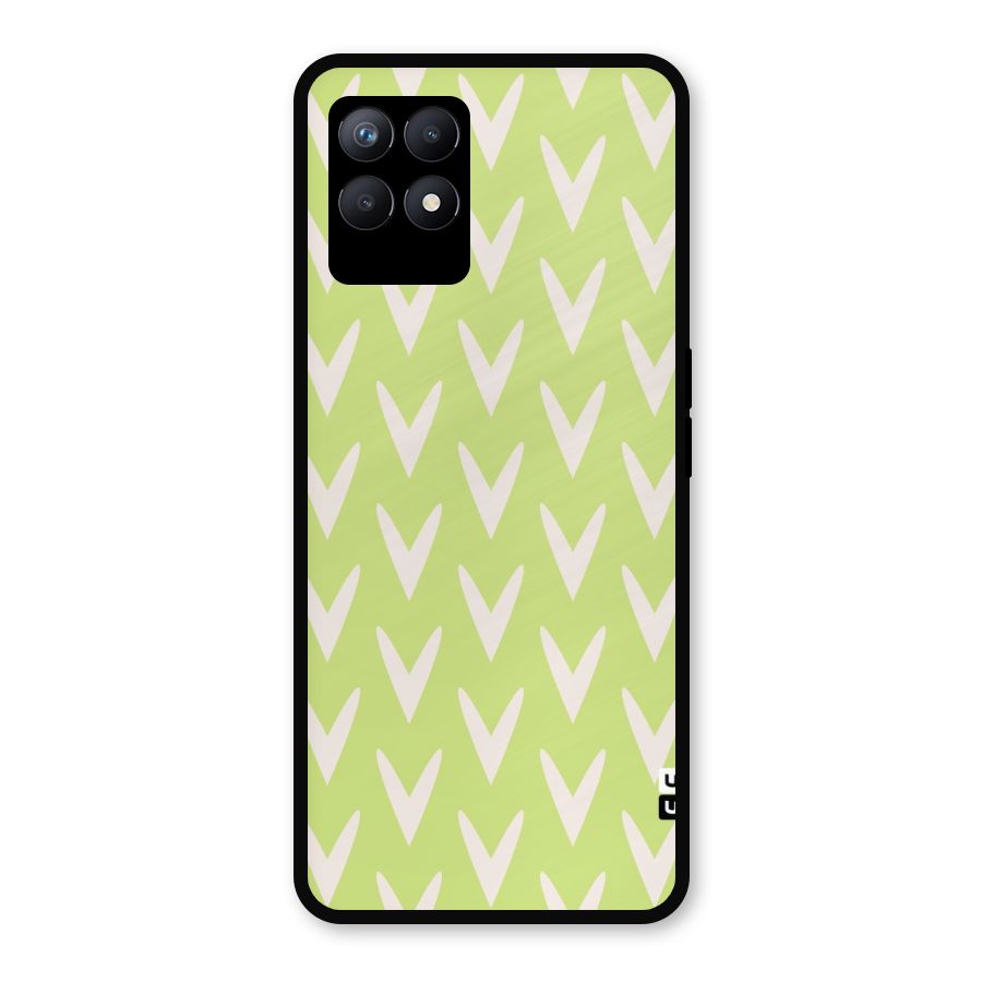 Pastel Green Grass Metal Back Case for Realme Narzo 50