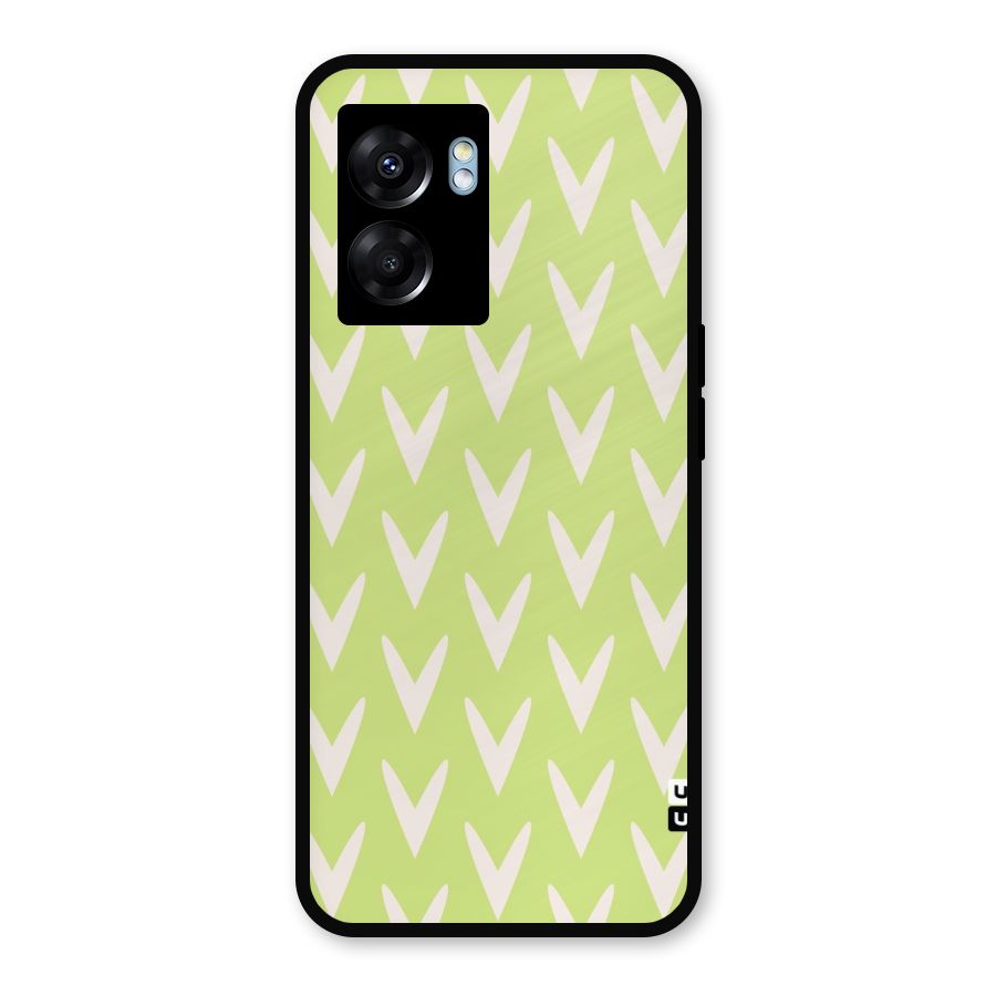 Pastel Green Grass Metal Back Case for Realme Narzo 50 5G