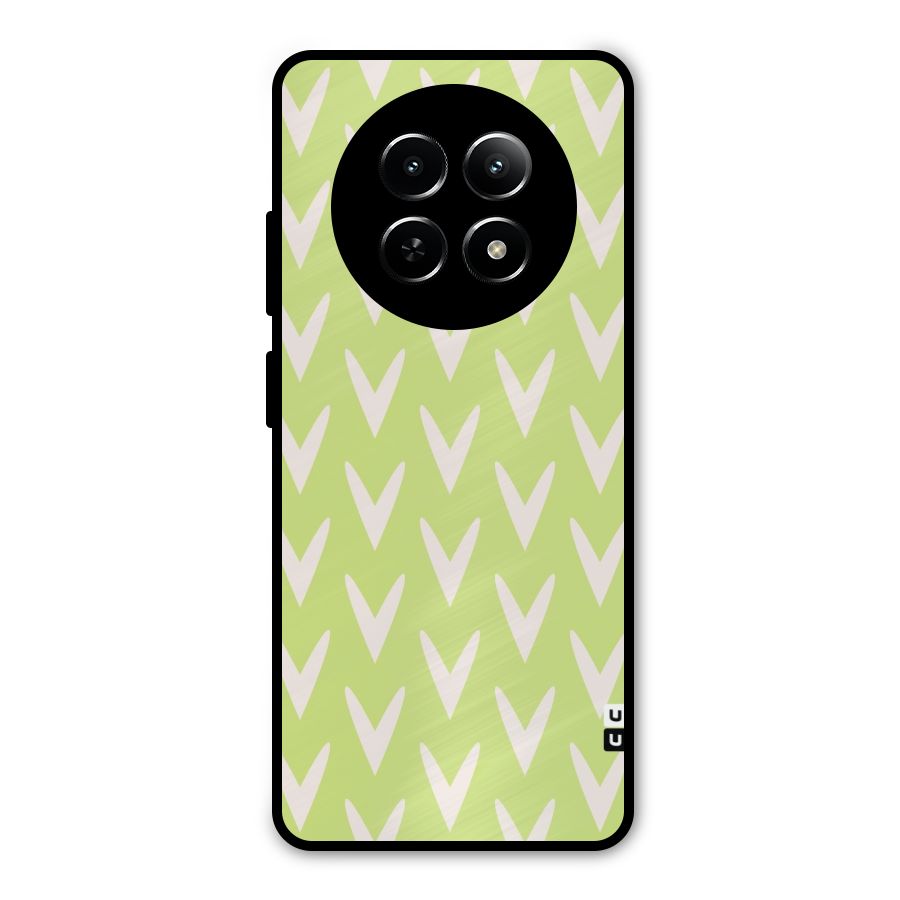 Pastel Green Grass Metal Back Case for Realme Narzo 70x 5G