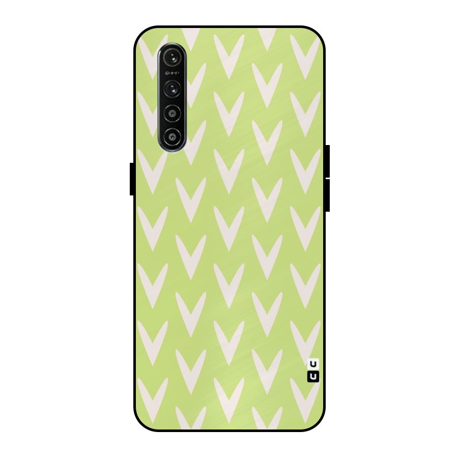 Pastel Green Grass Metal Back Case for Realme XT