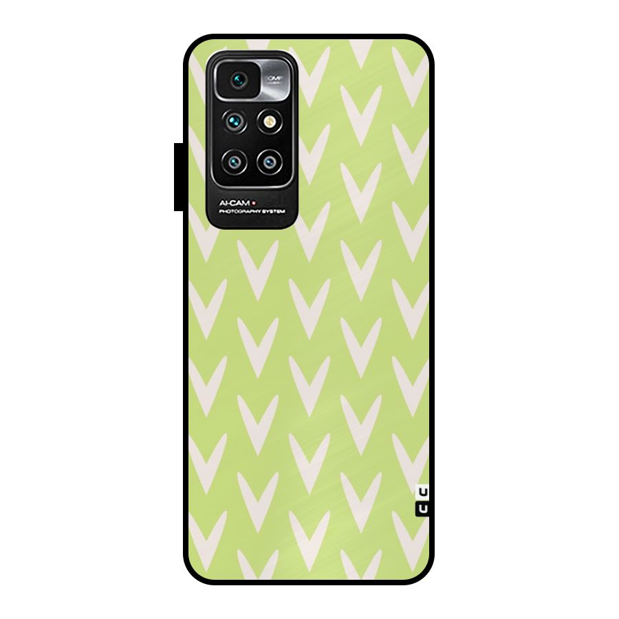 Pastel Green Grass Metal Back Case for Redmi 10 Prime