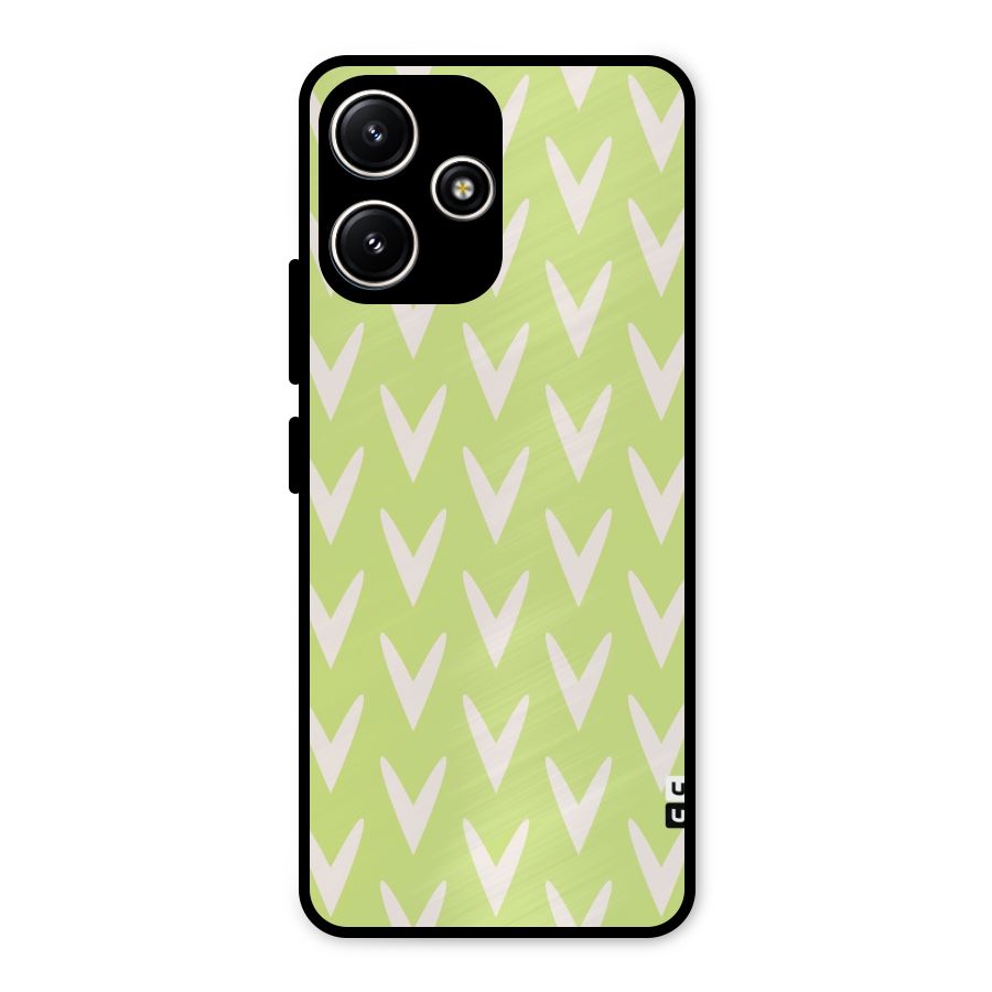 Pastel Green Grass Metal Back Case for Redmi 12 5G