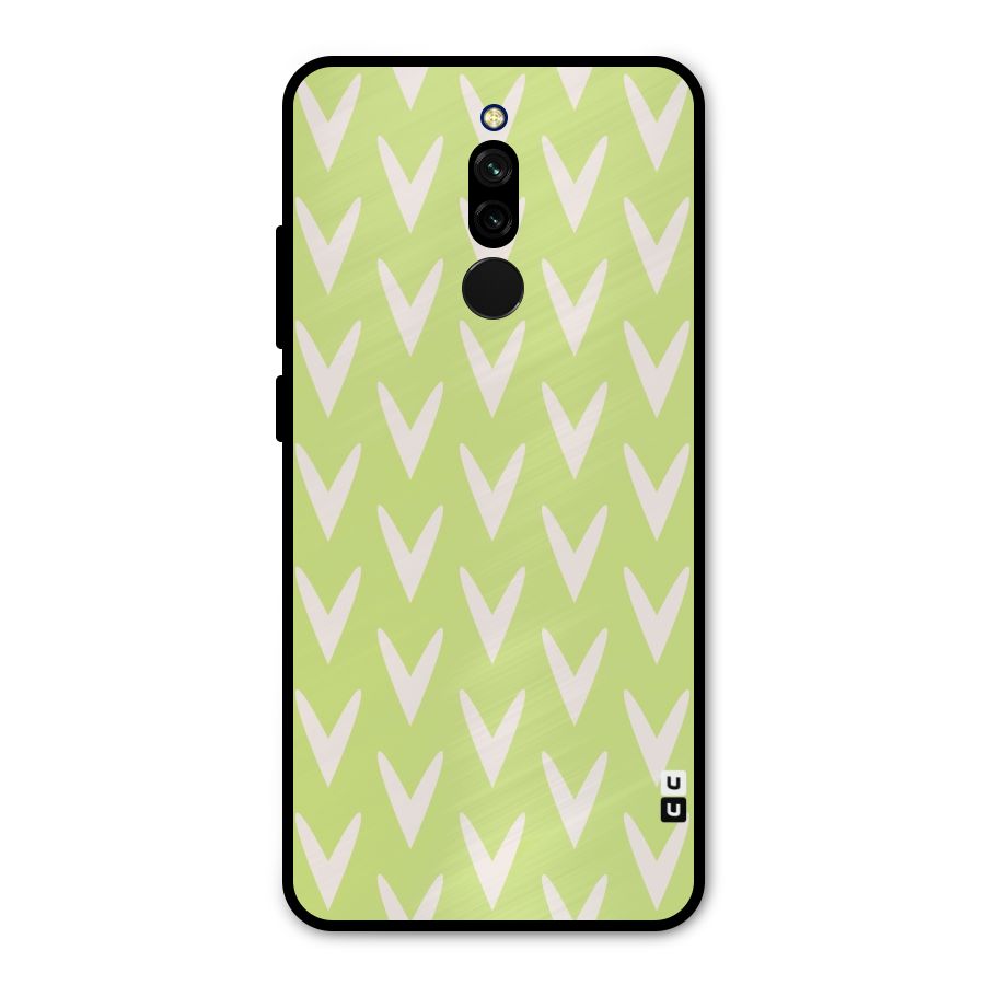 Pastel Green Grass Metal Back Case for Redmi 8