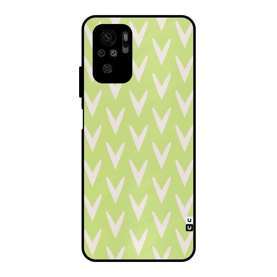 Pastel Green Grass Metal Back Case for Redmi Note 10S