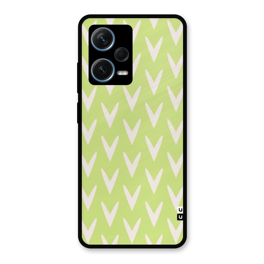 Pastel Green Grass Metal Back Case for Redmi Note 12 Pro Plus 5G