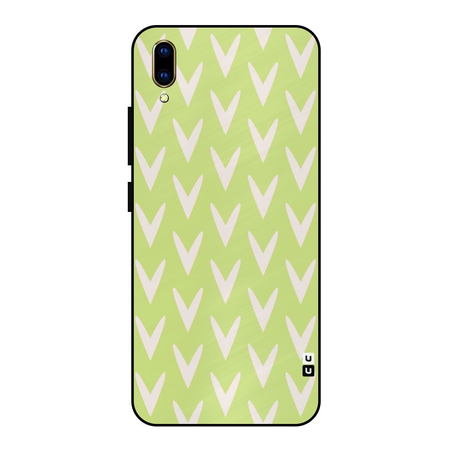 Pastel Green Grass Metal Back Case for Vivo V11 Pro