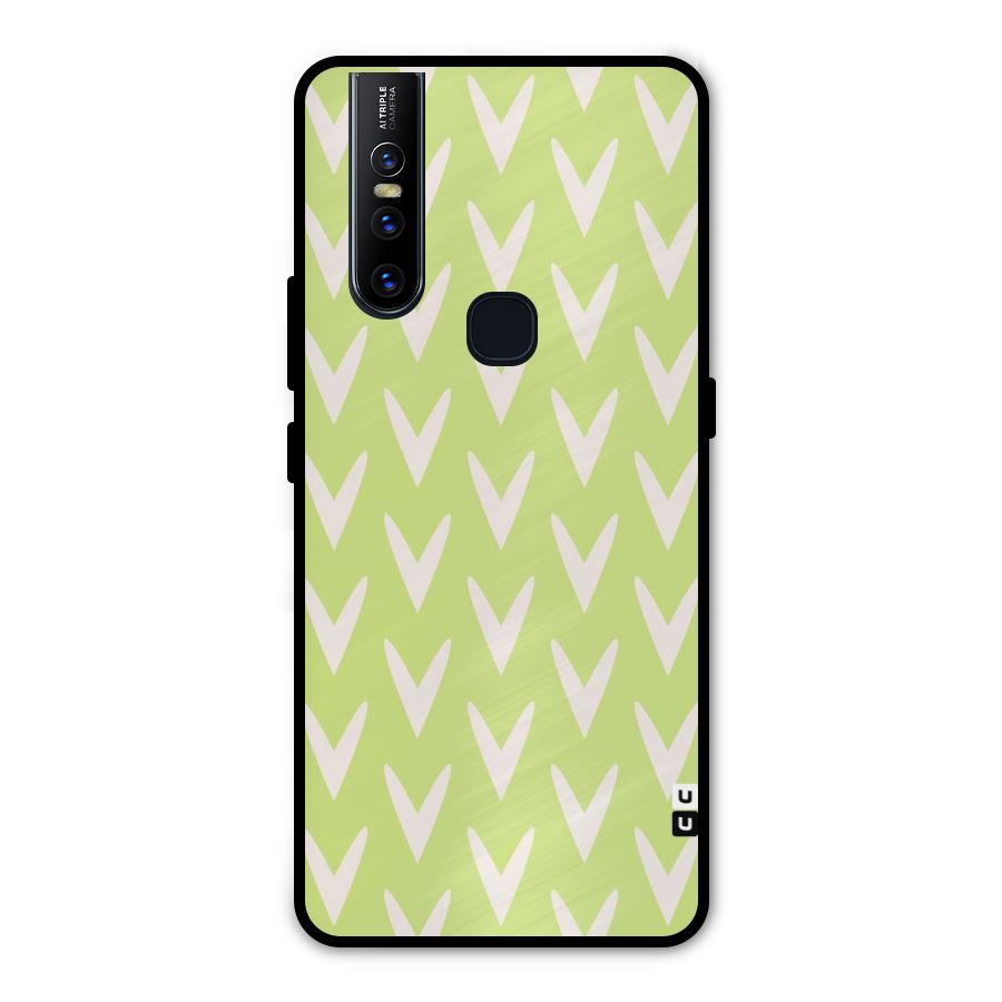 Pastel Green Grass Metal Back Case for Vivo V15