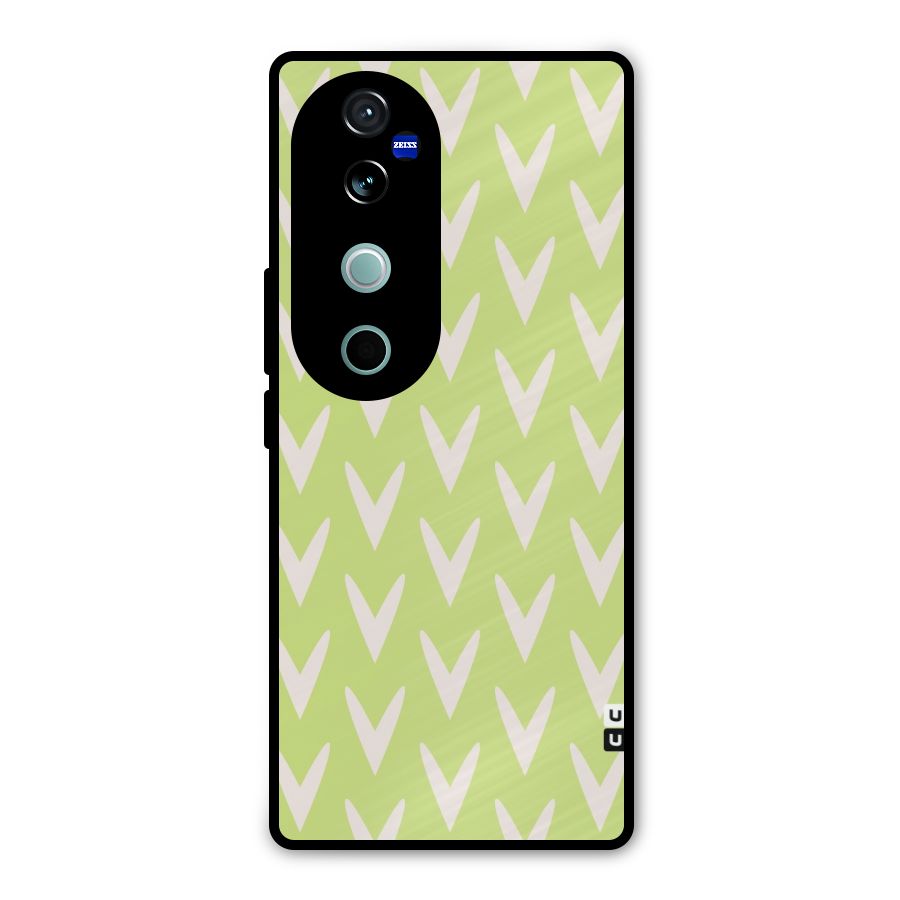 Pastel Green Grass Metal Back Case for Vivo V40