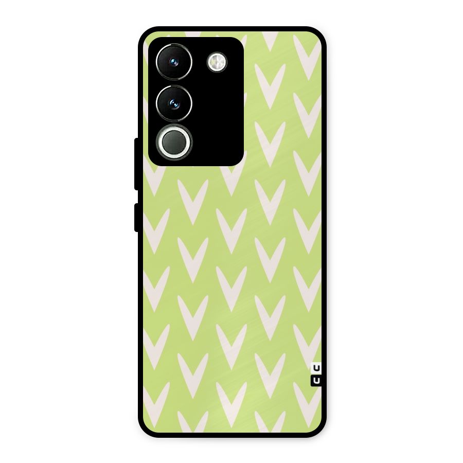 Pastel Green Grass Metal Back Case for Vivo Y200