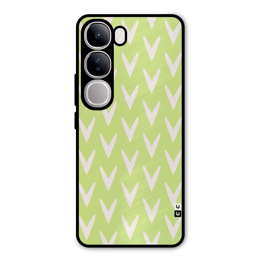 Pastel Green Grass Metal Back Case for Vivo Y300