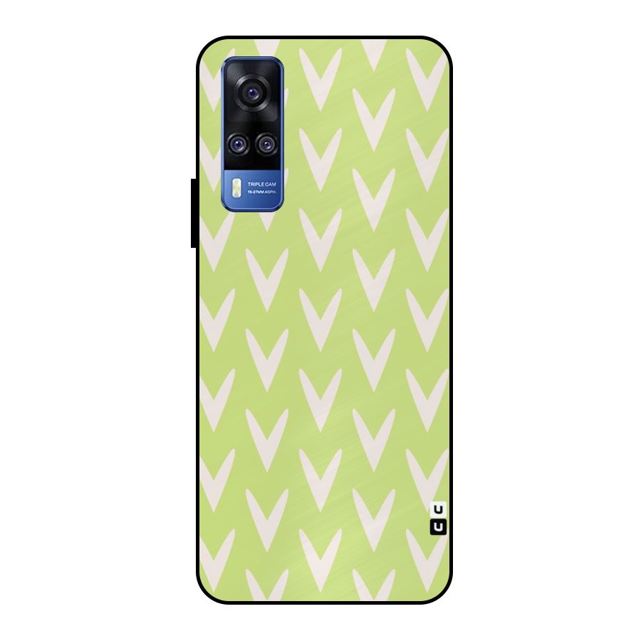 Pastel Green Grass Metal Back Case for Vivo Y51
