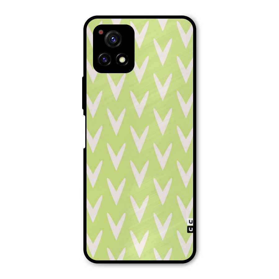 Pastel Green Grass Metal Back Case for Vivo Y72 5G