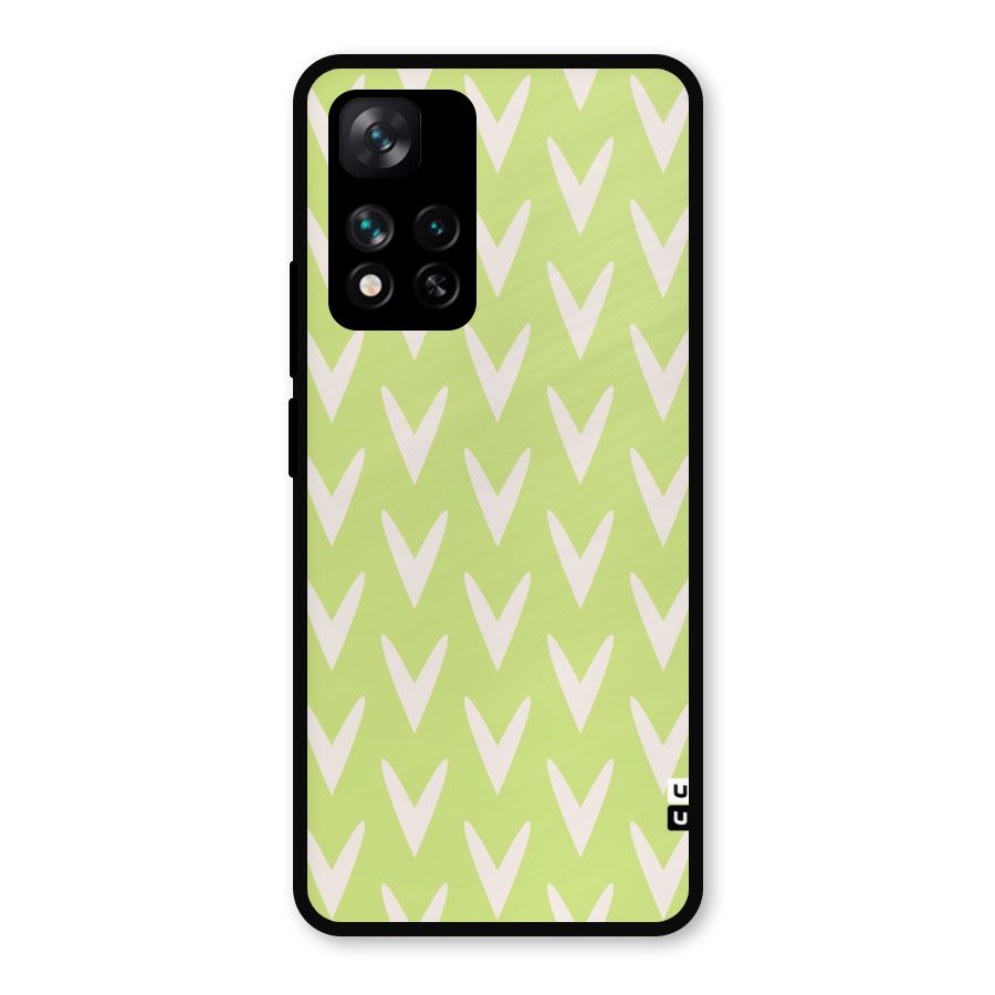 Pastel Green Grass Metal Back Case for Xiaomi 11i Hypercharge 5G