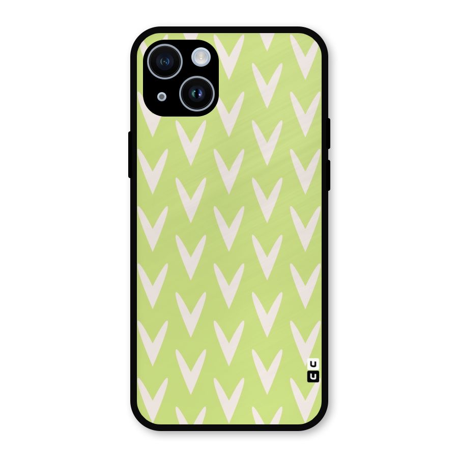 Pastel Green Grass Metal Back Case for iPhone 14