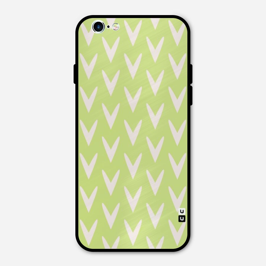 Pastel Green Grass Metal Back Case for iPhone 6 6s