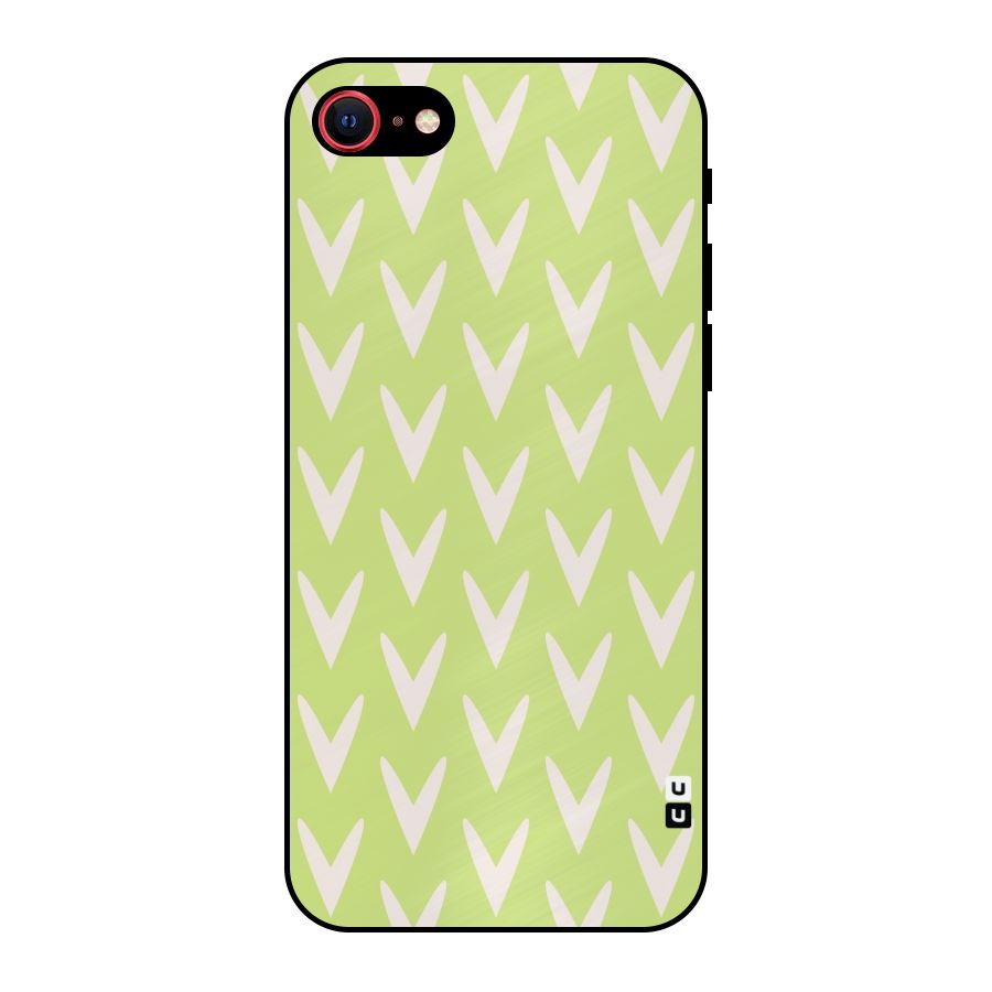 Pastel Green Grass Metal Back Case for iPhone 7