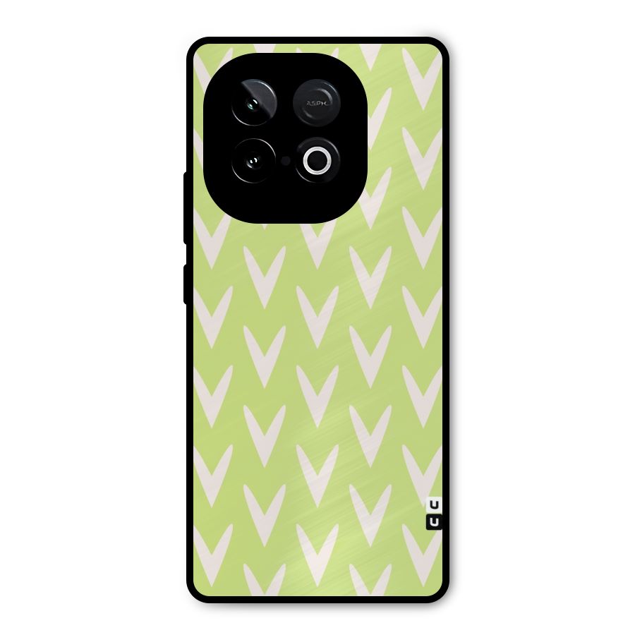 Pastel Green Grass Metal Back Case for iQOO Neo 10