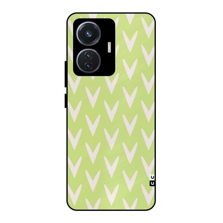 Pastel Green Grass Metal Back Case for iQOO Z6 44W