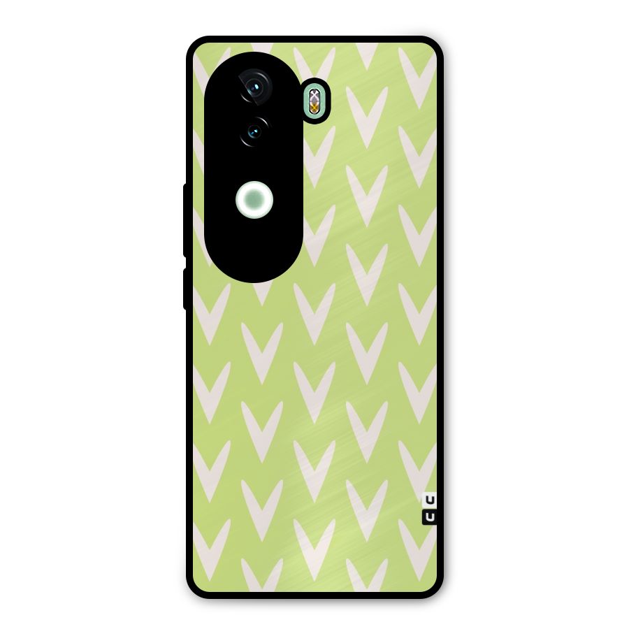 Pastel Green Grass Metal Back Case for iQOO Z9s