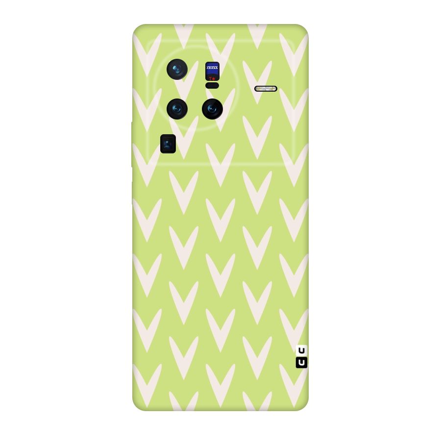 Pastel Green Grass Original Polycarbonate Back Case for Vivo X80