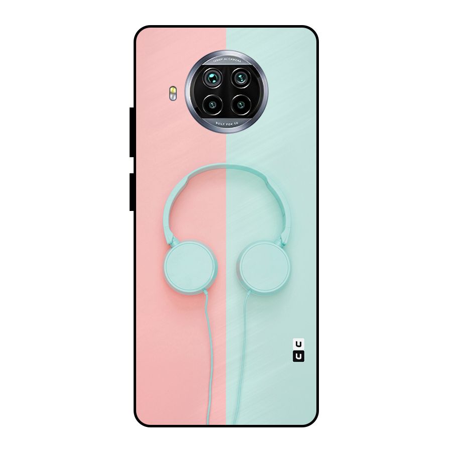 Pastel Headphones Metal Back Case for Mi 10i