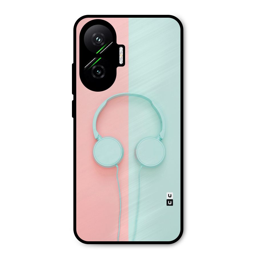 Pastel Headphones Metal Back Case for Poco F7