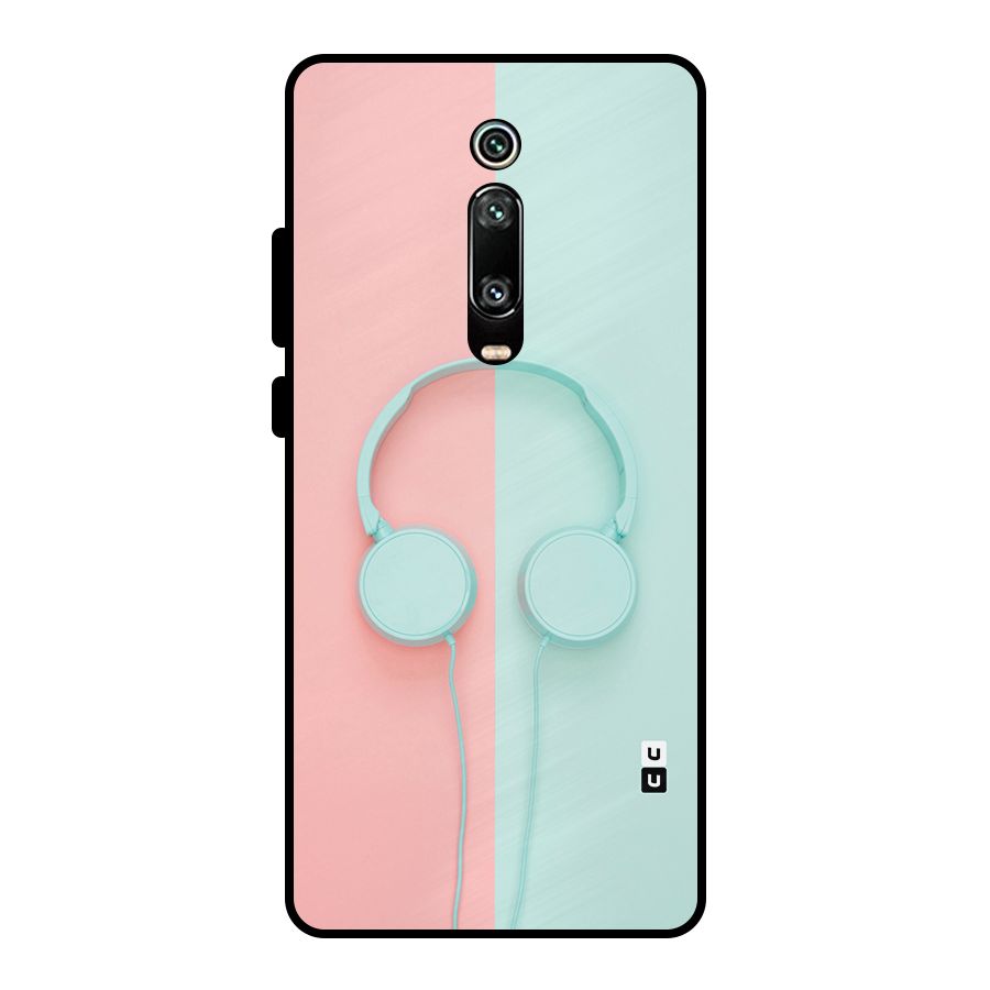 Pastel Headphones Metal Back Case for Redmi K20
