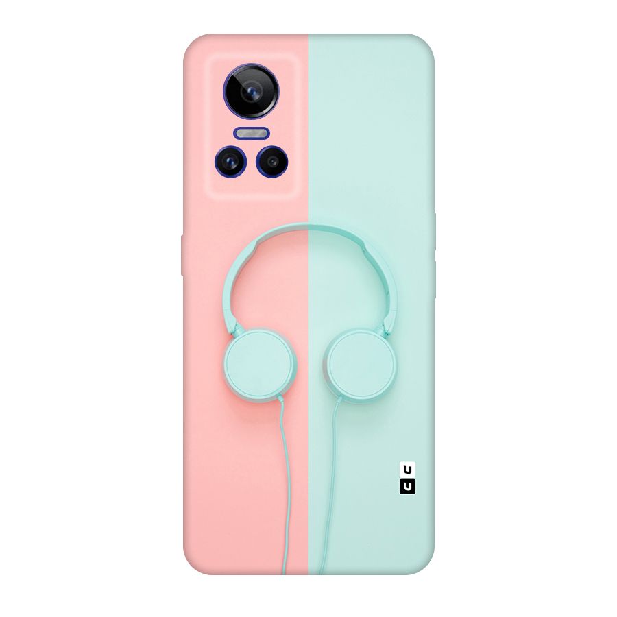Pastel Headphones Original Polycarbonate Back Case for Realme GT Neo 3