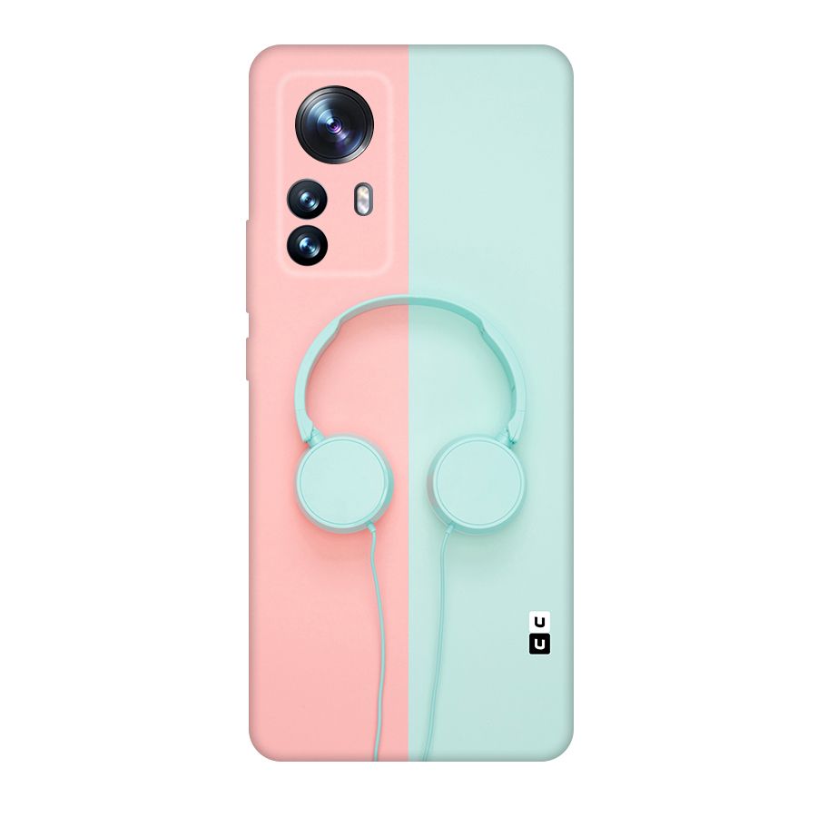 Pastel Headphones Original Polycarbonate Back Case for Xiaomi 12 Pro