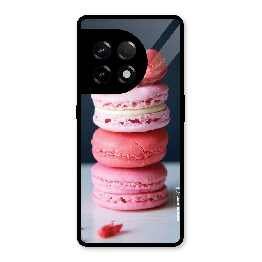 Pastel Macroons Glass Back Case for OnePlus 11R