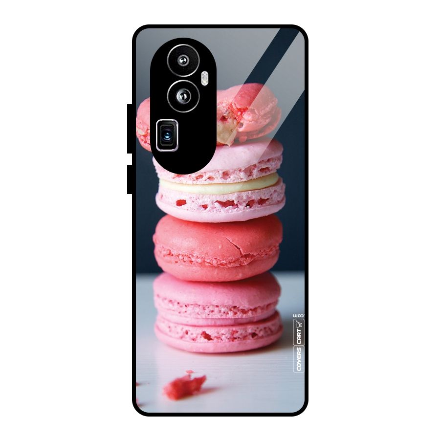 Pastel Macroons Glass Back Case for Oppo Reno10 Pro Plus
