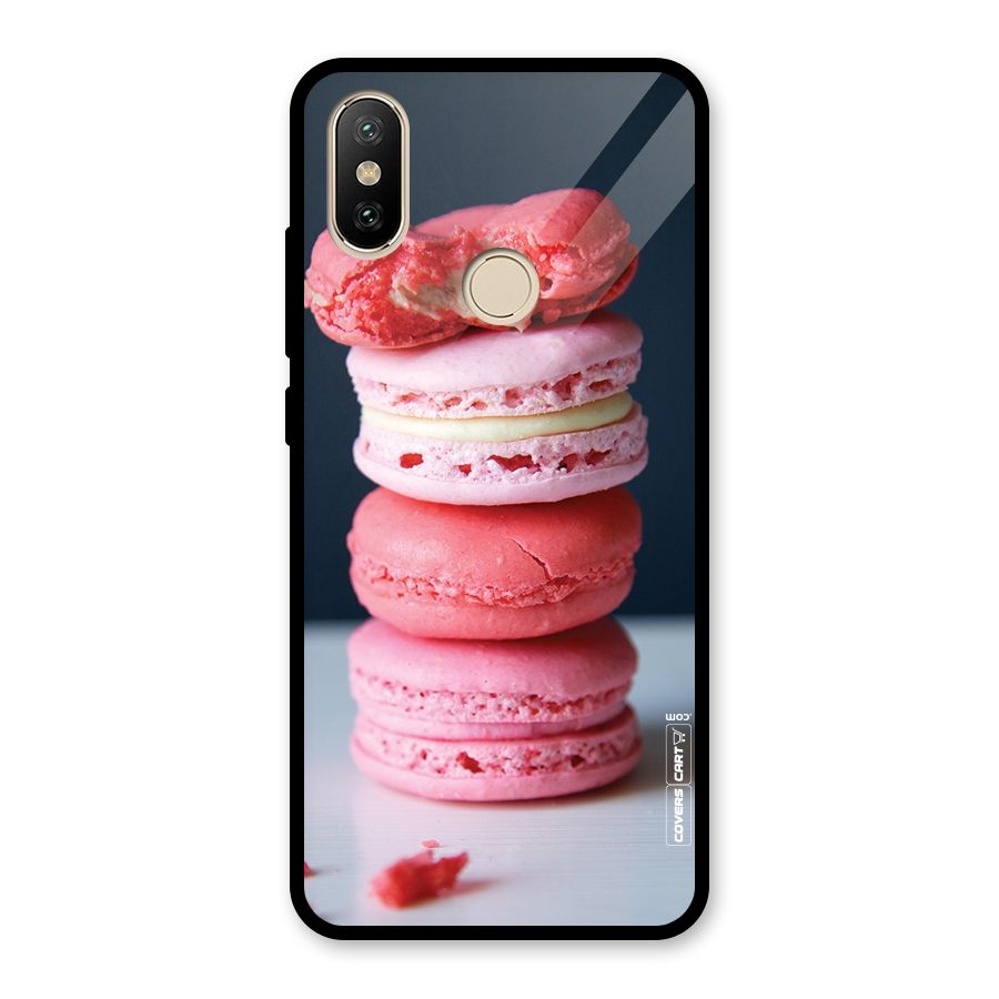 Pastel Macroons Glass Back Case for Redmi A2