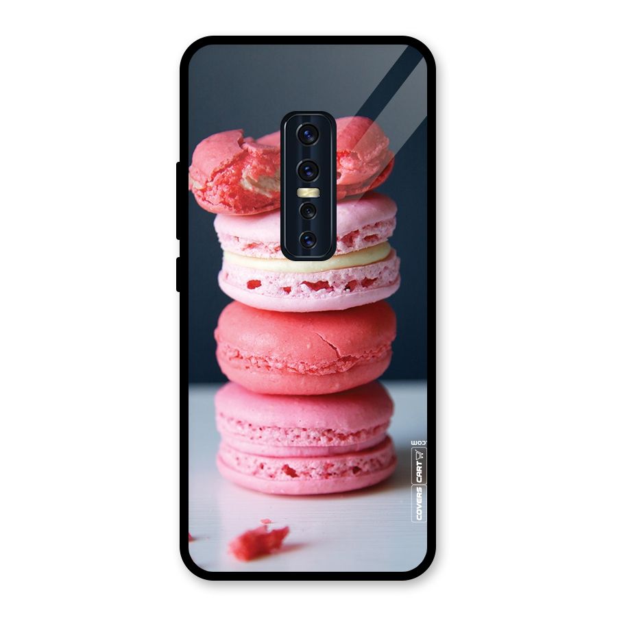 Pastel Macroons Glass Back Case for Vivo V17 Pro