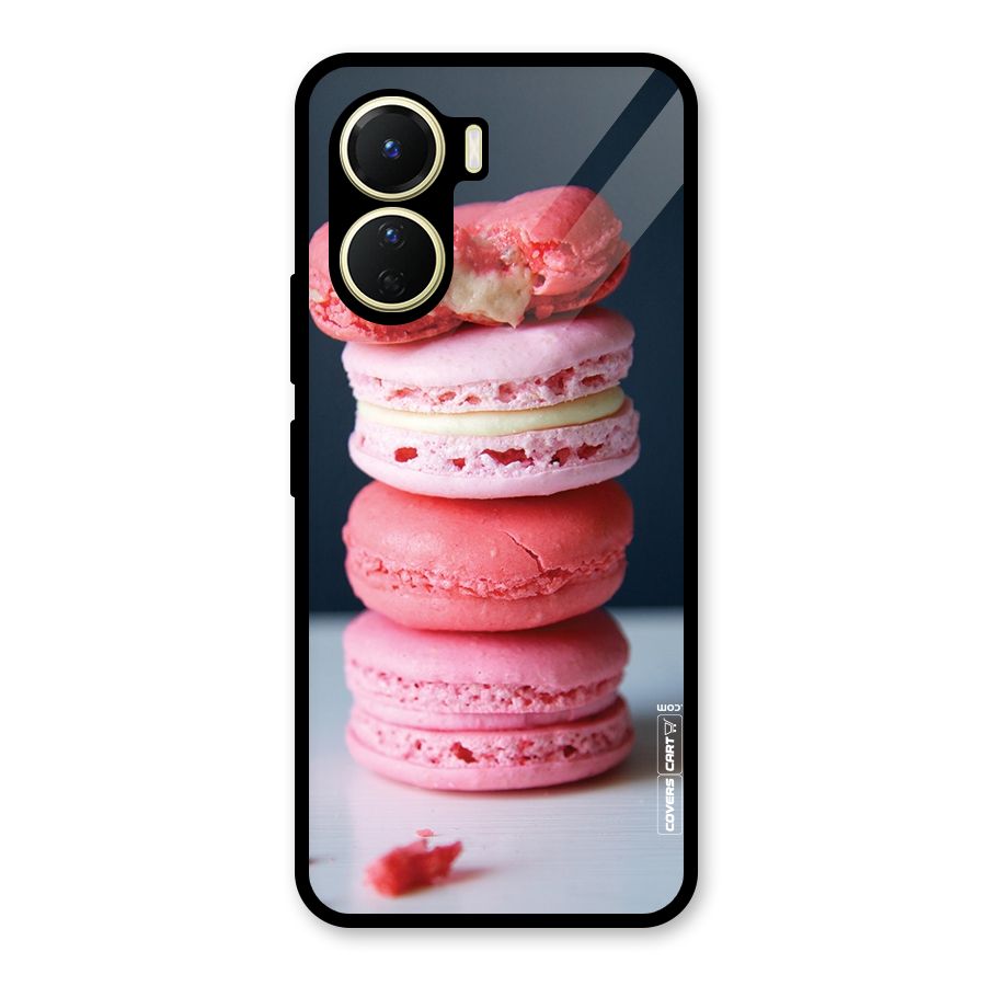 Pastel Macroons Glass Back Case for Vivo Y16