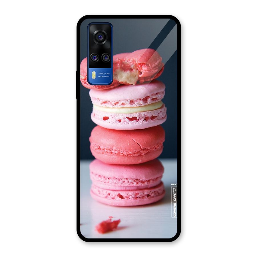 Pastel Macroons Glass Back Case for Vivo Y31