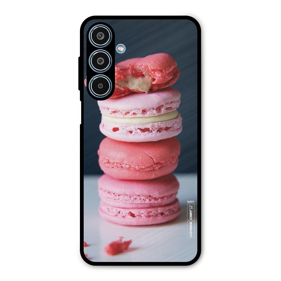 Pastel Macroons Metal Back Case for Galaxy M35