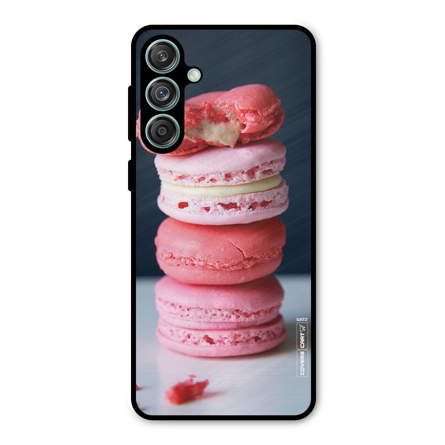 Pastel Macroons Metal Back Case for Galaxy M55 5G