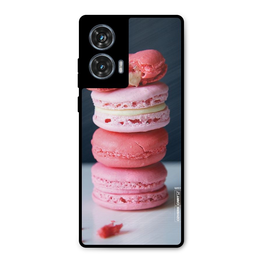 Pastel Macroons Metal Back Case for Motorola Edge 50 Fusion