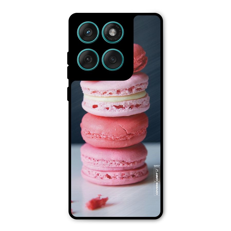 Pastel Macroons Metal Back Case for Motorola Edge 60