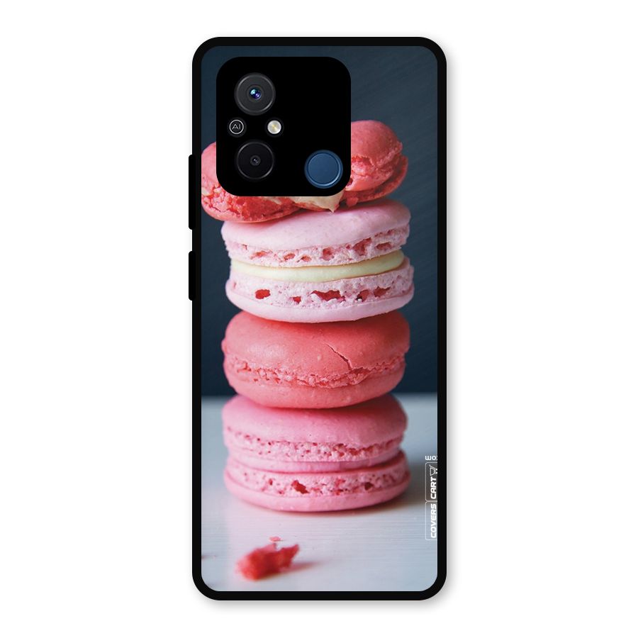 Pastel Macroons Metal Back Case for Poco C55