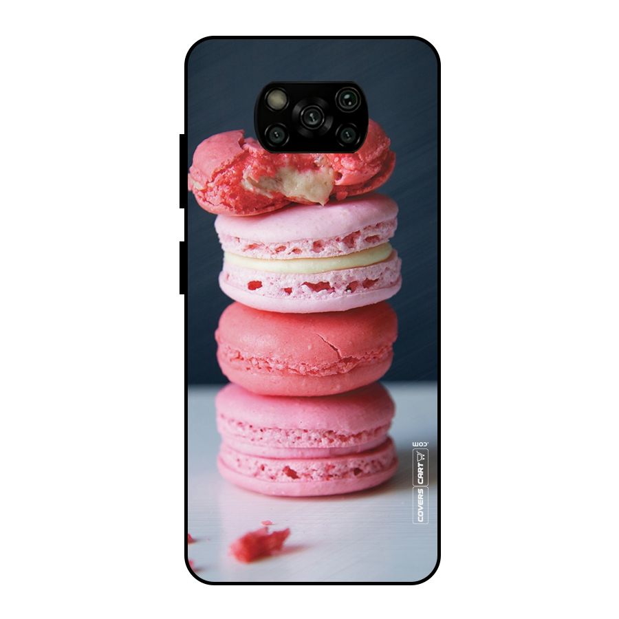 Pastel Macroons Metal Back Case for Poco X3