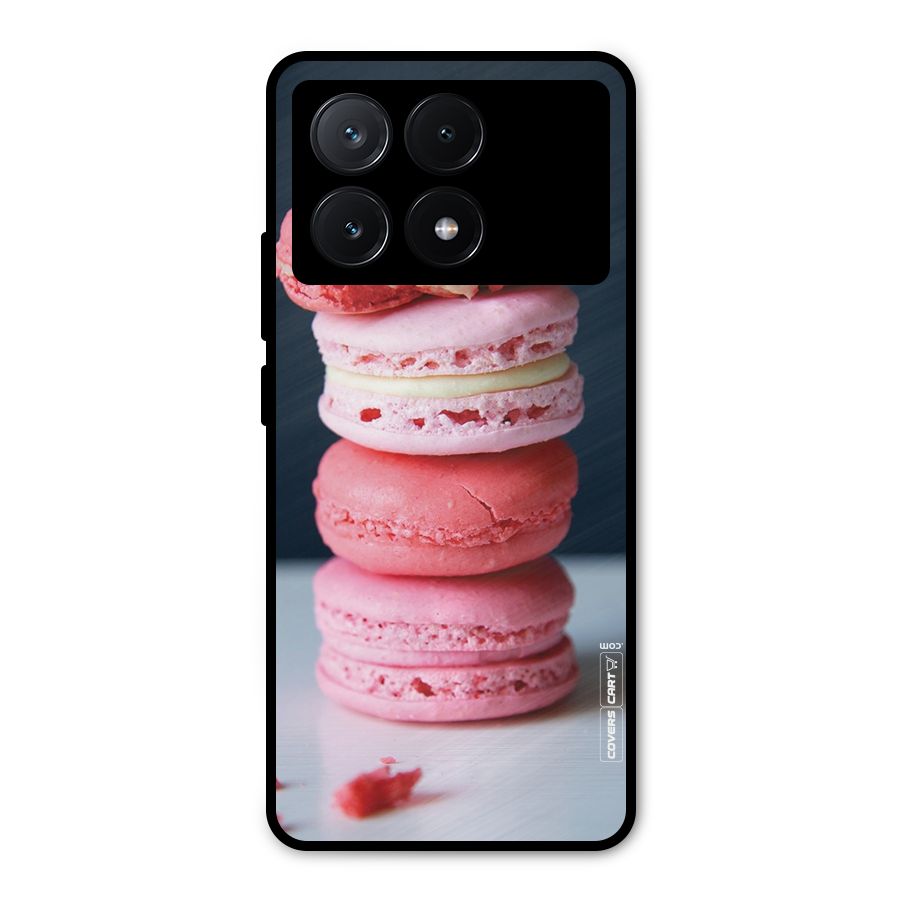 Pastel Macroons Metal Back Case for Poco X6 Pro