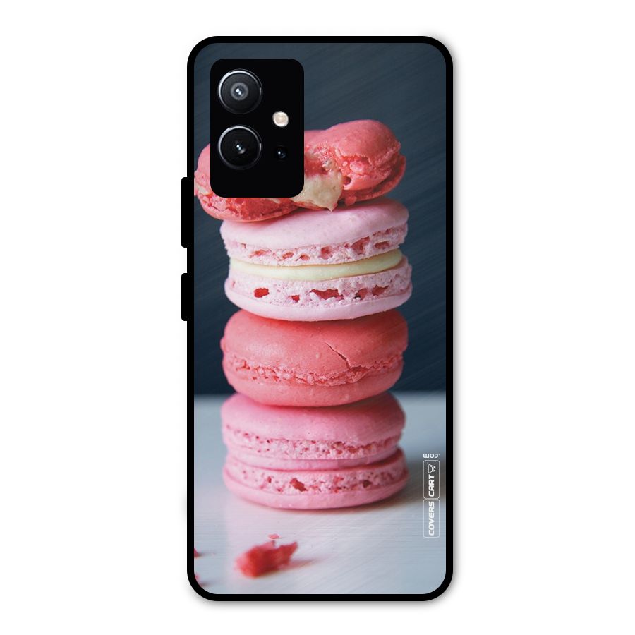 Pastel Macroons Metal Back Case for Vivo T1 5G