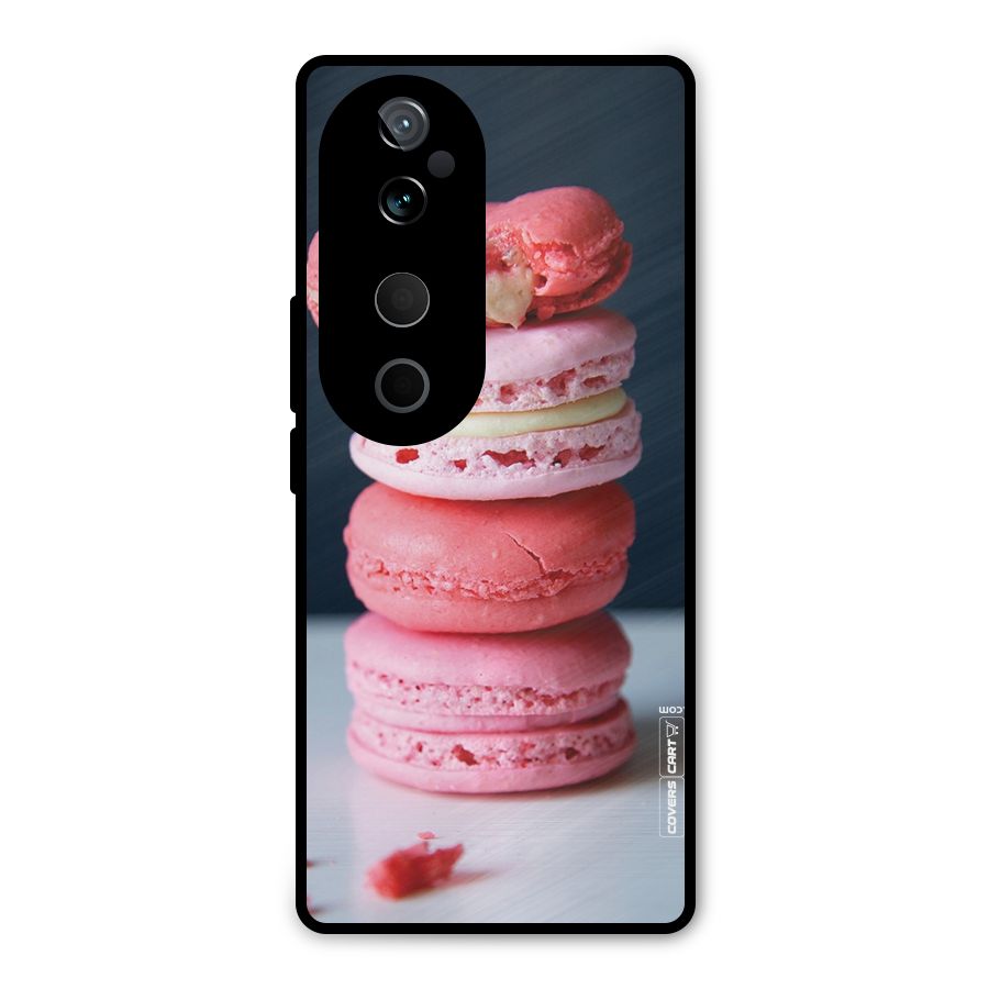 Pastel Macroons Metal Back Case for Vivo T3 Ultra