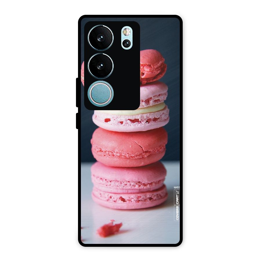Pastel Macroons Metal Back Case for Vivo V29